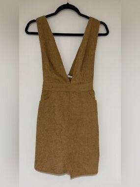 Kittenish Women’s Brown Mini Corduroy Dress Size Medium